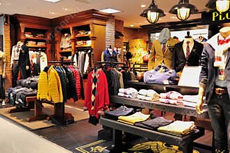 Men's fashion clothes shop