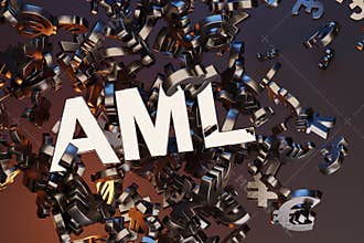 Anti Money Laundering Concept AML