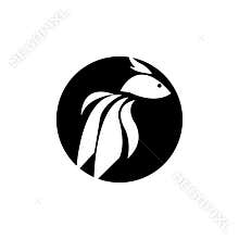 Fish logo template