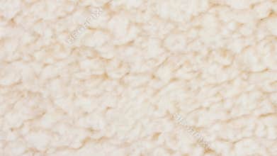 Amination beige sherpa textured fabric background