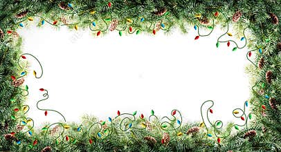 Christmas tree frame