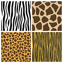 Animal Fur Seamless Patterns