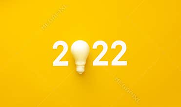 Lightbulb, new idea innovation concept