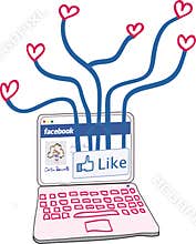 Love connections through Facebook
