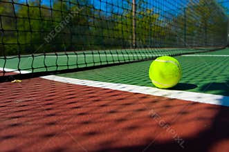 Tennis ball on Court