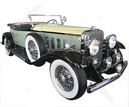 Green Car from 1920's