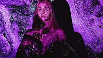 universe inside energy astrology woman space stars