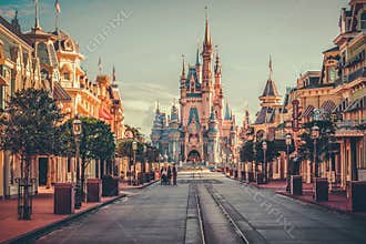 Disney`s Cinderella Castle 50 Anniversary