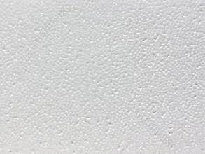 Polystyrene foam flat surface texture