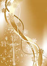 New year's background, vector