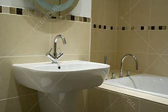 Modern designer bathroom