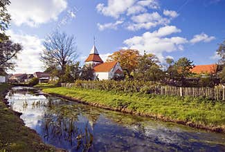 Village scenic, Poland