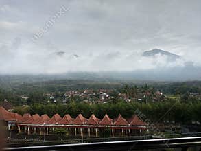 View of mountain Guntur Garut,west java,infonesia