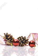 Christmas decorations frame