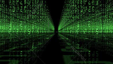Abstract data code background