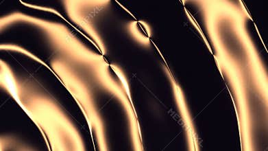 Abstract golden ripples