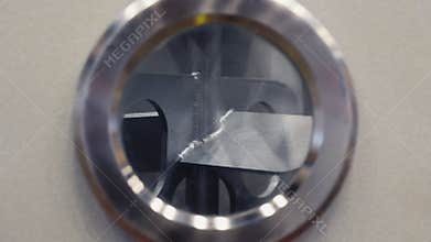 Metal component rotates in cylindrical lock mechanism