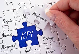 Business KPI jigsaw puzzle