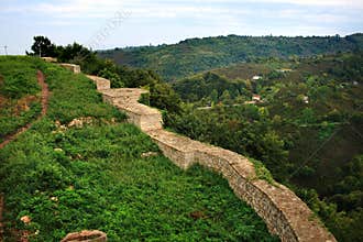 Wall of the Ãœnye Castle (Turkey)