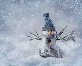 Smiling snowman