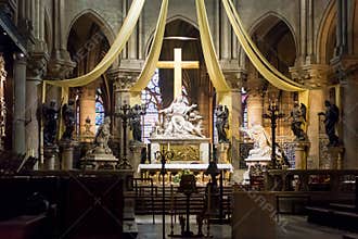 High altar of the Notre Dame de Paris