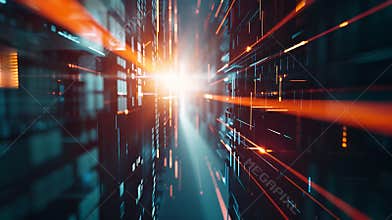 Generative AI Business and economic growth on global business network, Data analysis of financial and banking, Sto