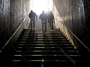 Stairs to light