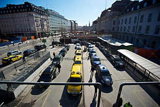 Taxi queue