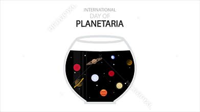 Planetarium Day International planets in space