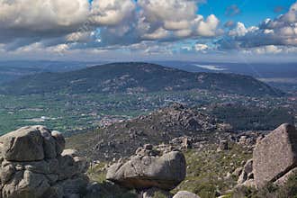 landscape, view, mountains, spring, nature, plants, spain, green
