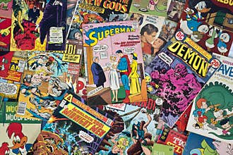 Old Vintage Cartoon Comic Books