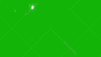 Laser blaster shooting top Resolution green screen video 4k