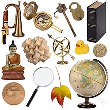 Assorted Objects - Isolated for cutout