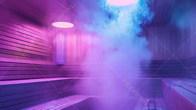 A steamy sauna filled with infrared light offering theutic relief to ease symptoms of osteoarthritis.