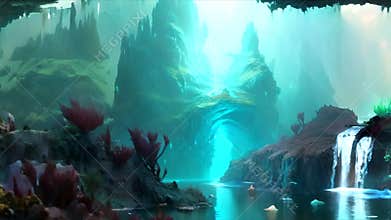 Mystical beauties of the underwater world