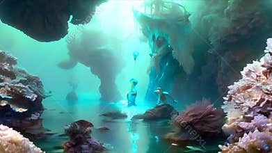 Mystical beauties of the underwater world