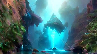 Mystical beauties of the underwater world