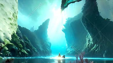 Mystical beauties of the underwater world