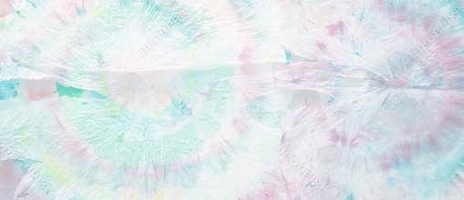 Tie and Dye Texture. Ethnic Pattern. Flowers Ornament. Multicolor Mottled Borders. Graphic Bohemian Tile.