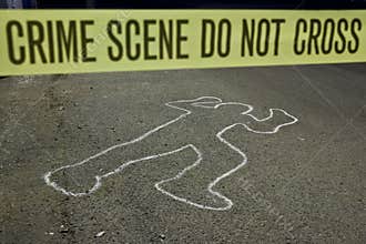 Crime scene do not cross