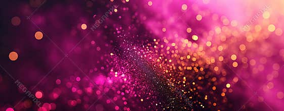 Background in Pink and Gold Colors