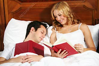Reading in bed
