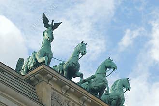 Detail of Brandenburg Gate