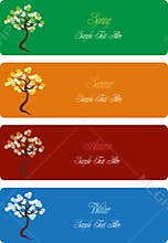 Four seasons tree