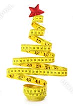 Christmas tree measure tape