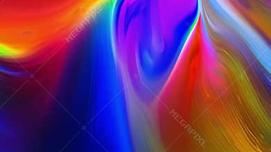 In this footage the colors seem to come alive separating and overlapping in a mesmerizing display of chromatic