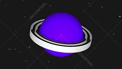 Purple Dark Abstract Background With Sphere Circle Shape
