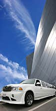 White limousine