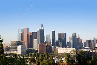 Downtown LA Los Angeles skyline California