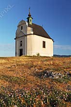 Holy cross baroque chapel on the hill Siva brada - Spis